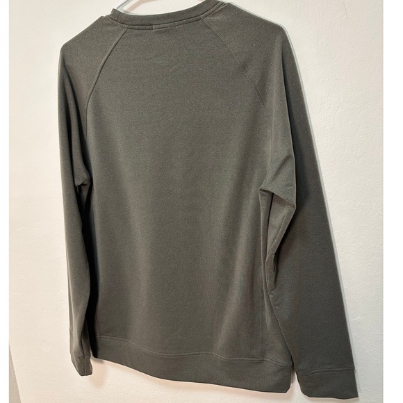 REI Co Op Men Small Gray Crewneck Long Sleeve Sweatshirt Pullover Pocket - Picture 8 of 8